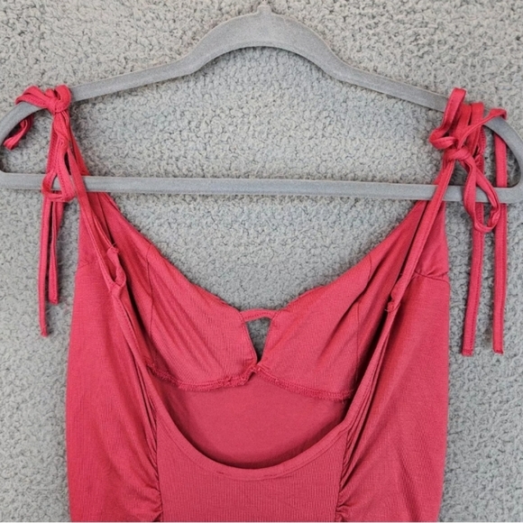 ASOS Womens Mini Cami Dress Sz 8 Side Ruching Adjustable Straps Slinky & Sexy - Picture 13 of 16